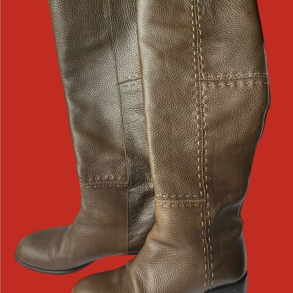 Tall Brown Fendi Boots Sz 37 - Picture 2 of 7